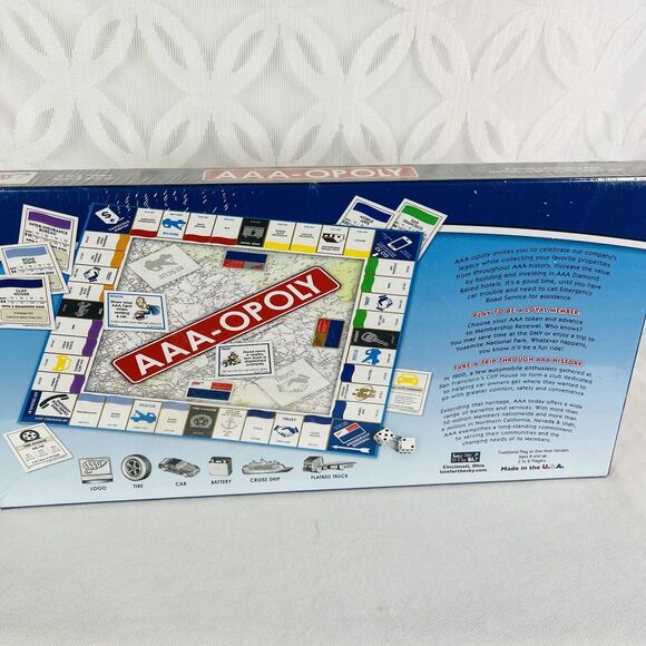 AAA-OPOLY Celebrating California Nevada Utah Edition Monopoly-like AAA - Picture 2 of 5